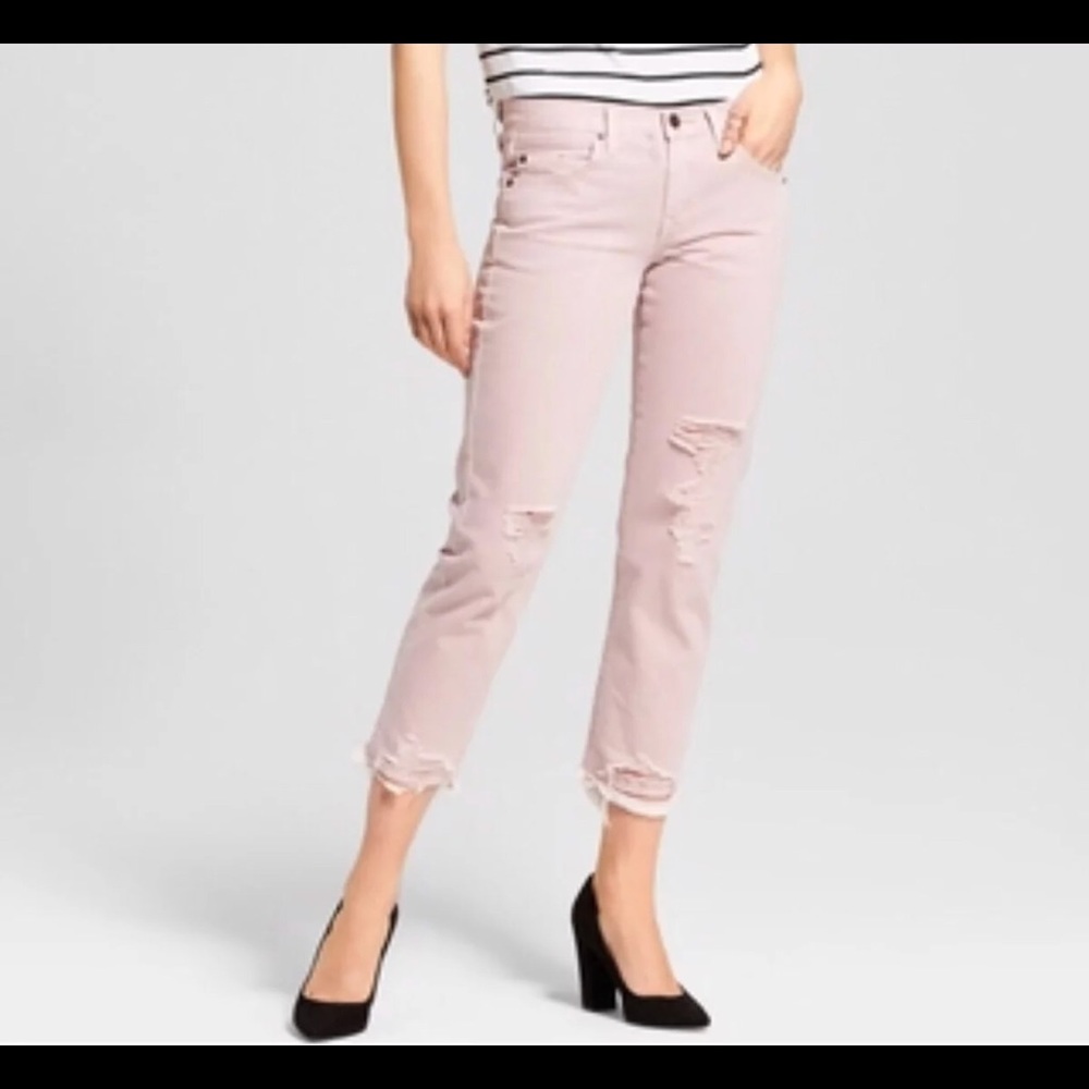 Mossimo Cropped Boyfriend Jeans, NWT!!